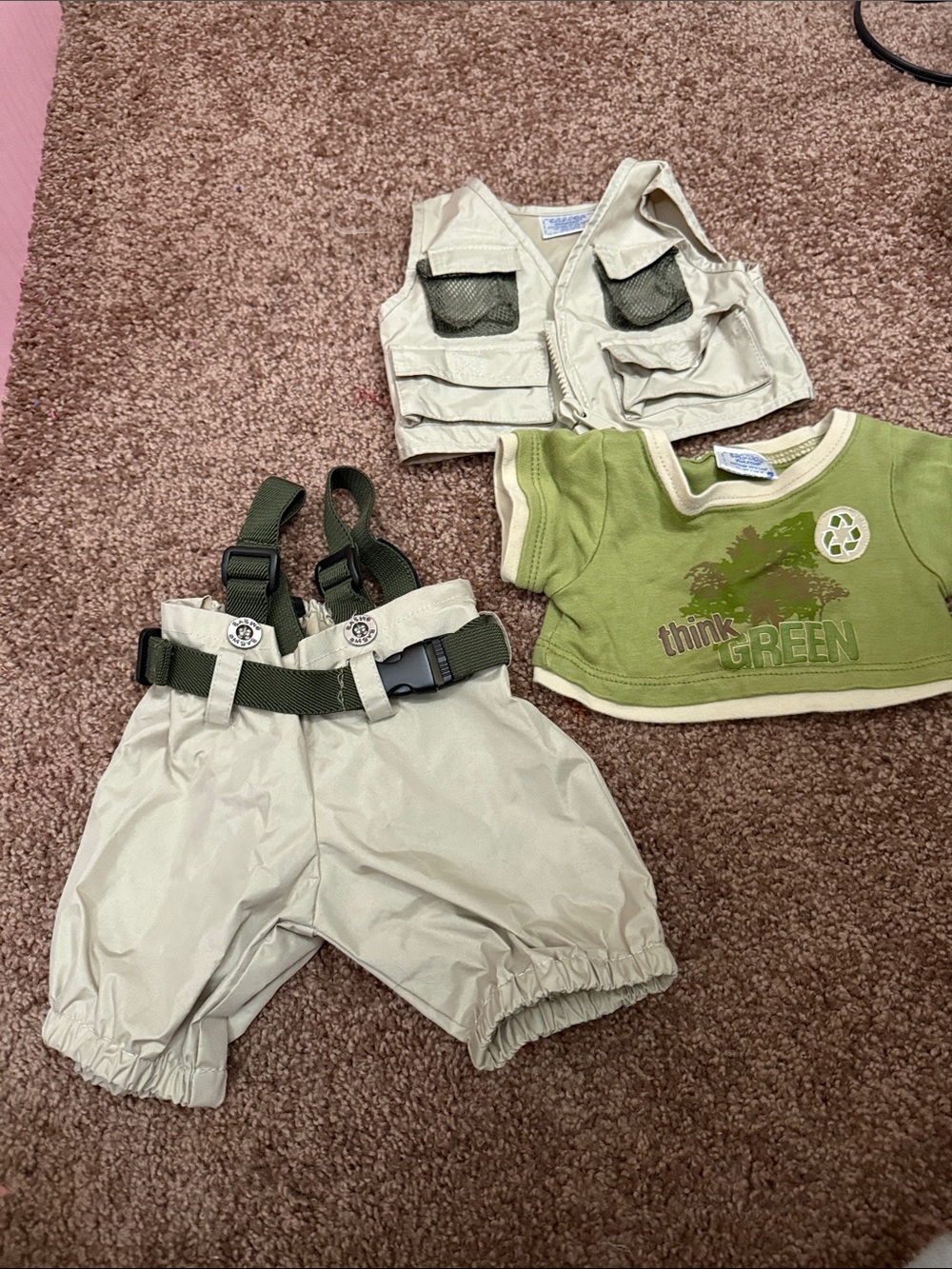 Build a bear fishing outfit